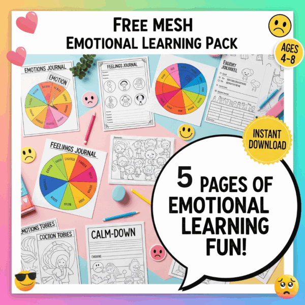 Emotions Explorer Printable Pack: Boost Kids’SEL Skills Fast
