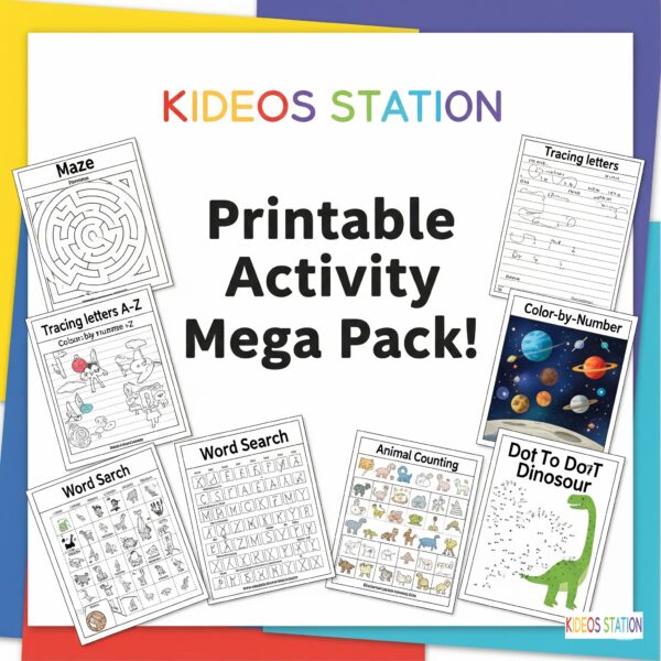 Printable Activity Mega Pack for Kids – A to Z Learning Fun!