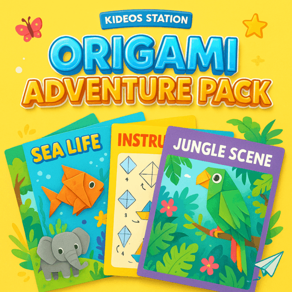 Origami Adventure Pack: 15 Printable Activity Sheets