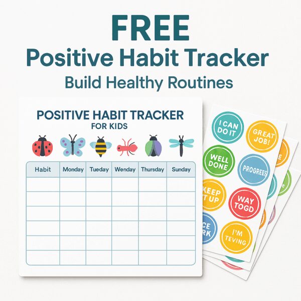 Positive Habit Trackers for Kids – Build Healthy Routines
